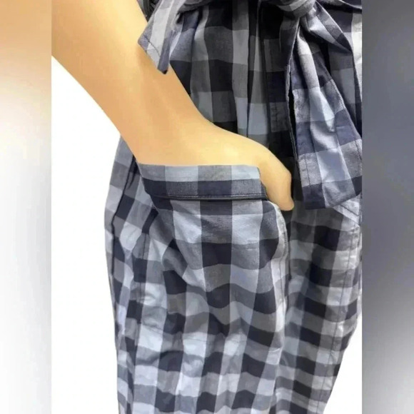 Nautica Sleepwear  NWT Belted Blue Plaid Robe Size Small-Med - Picture 5 of 9